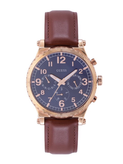 

GUESS Men Navy Blue Analogue Watch W1215G1
