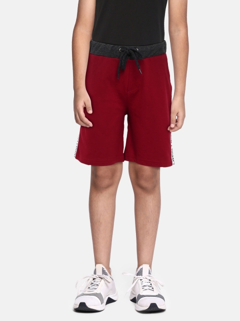 

HERE&NOW Boys Maroon Regular Shorts