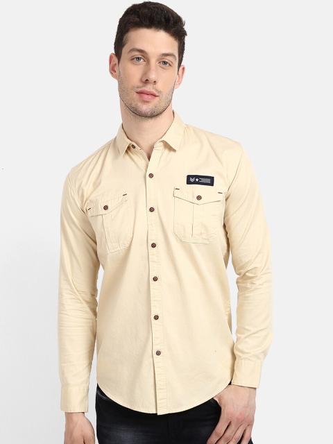 

V2 Value & Variety Men Beige Casual Shirt