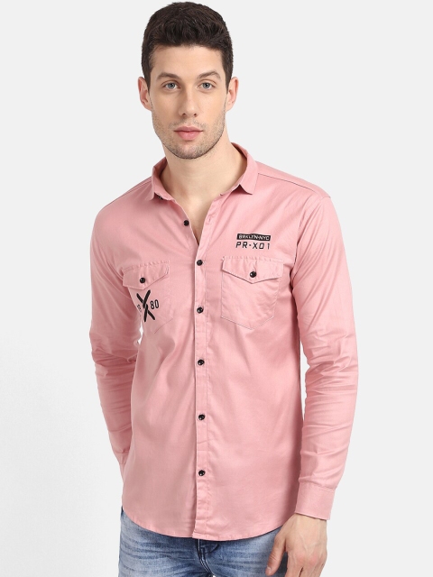 

V2 Value & Variety Men Pink Casual Shirt