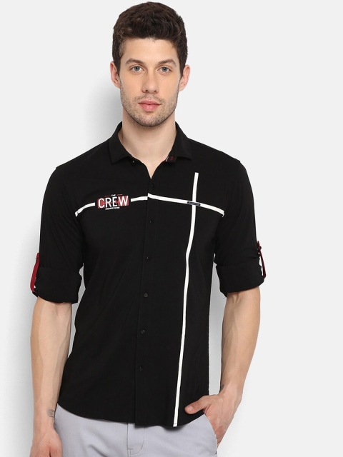 

V2 Value & Variety Men Black Casual Shirt