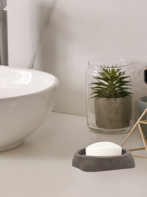 

OBSESSIONS Taupe-Coloured Textured Soap Dish With Hole