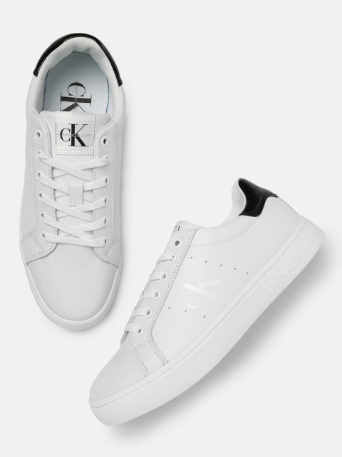 

Calvin Klein Men White Cupsole Sneakers