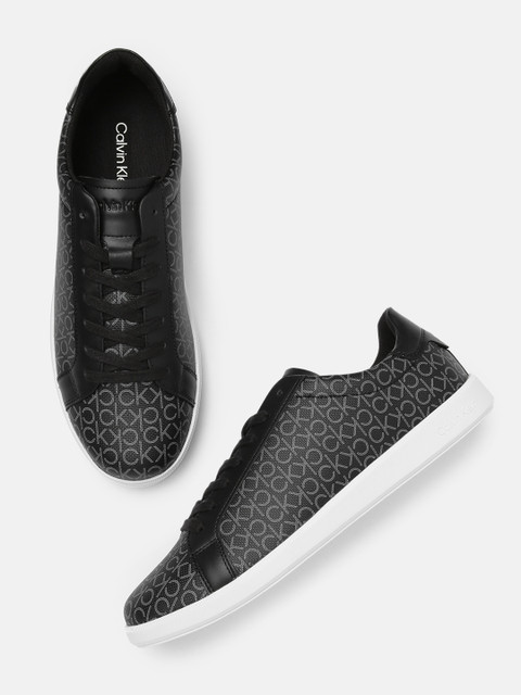 

Calvin Klein Men Black Printed Mono Sneakers