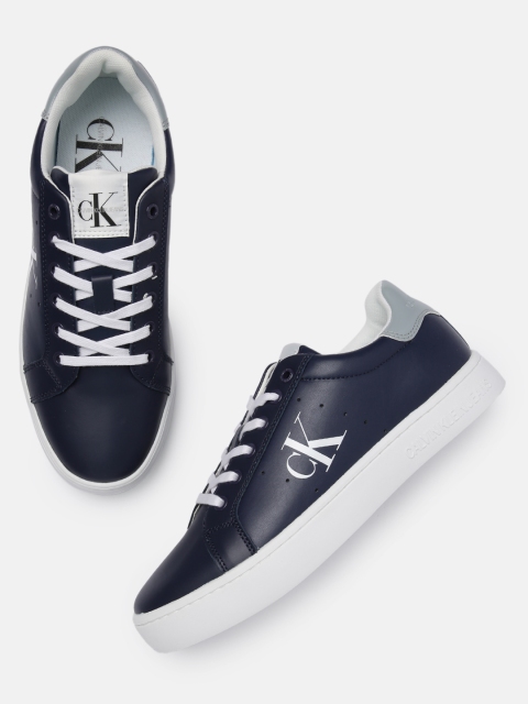 

Calvin Klein Men Navy Blue Cupsole Sneakers