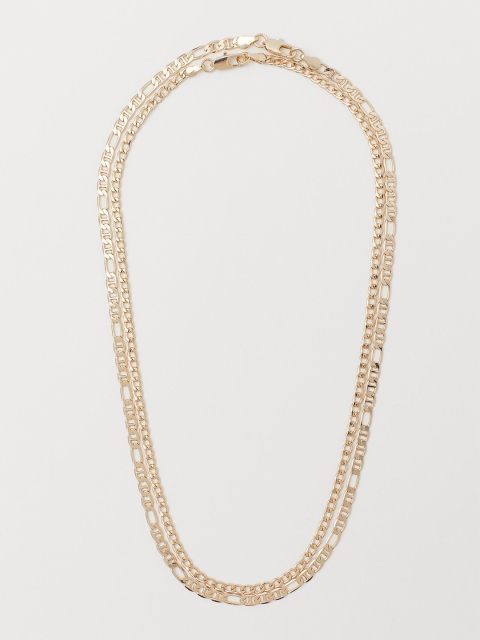 

H&M Men Set of 2 Gold-Plated Chain