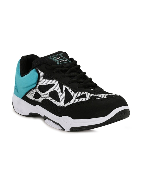 

Campus Unisex Kids Black Non-Marking Running Shoes