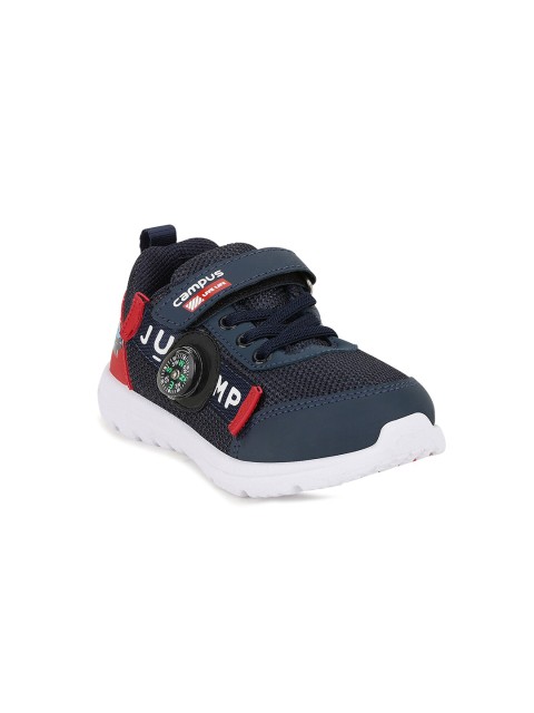 

Campus Unisex Kids Navy Blue Mesh Running Non-Marking Shoes