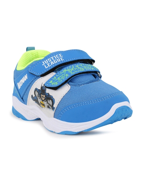 

Campus Kids Sky Blue & White Justice League Printed Mesh Running Shoes
