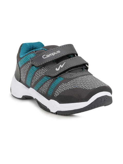 

Campus Unisex Kids Grey Mesh Running Non-Marking Shoes