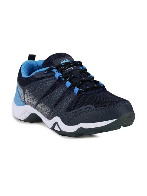 

Campus Unisex Kids Black & Blue Solid Running Shoes