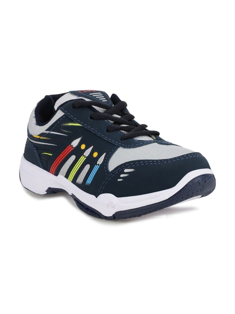 

Campus Unisex Kids Navy Blue & Grey Running Shoes