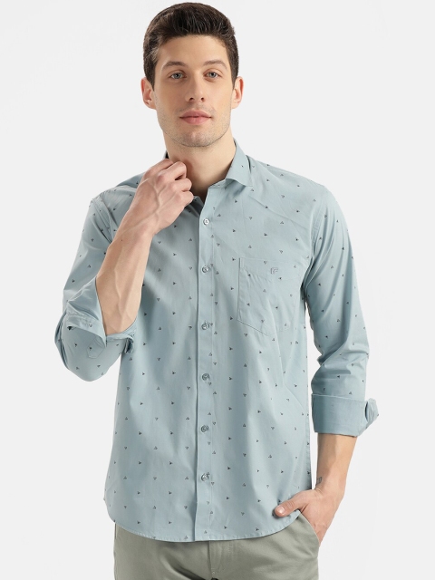 

V2 Value & Variety Men Blue Slim Fit Printed Casual Shirt