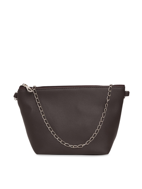 

Fostelo Women Brown Solid Structured Sling Bag