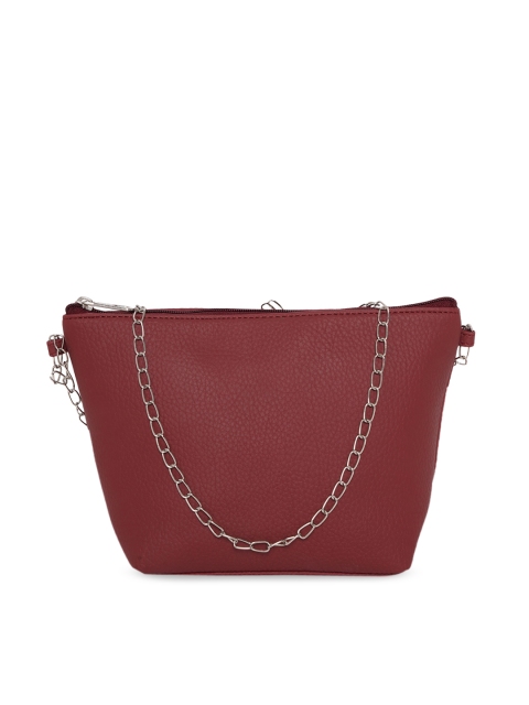 

Fostelo Maroon PU Shopper Sling Bag
