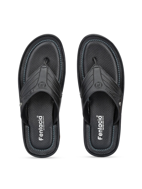 

Fentacia Men Black Comfort Sandals