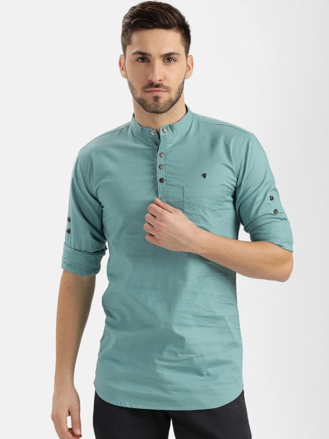 

V2 Value & Variety Men Blue Solid Kurta