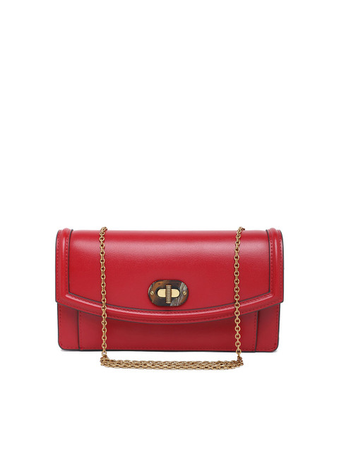 

Charles & Keith Women Red Wallet with Detachable Strap