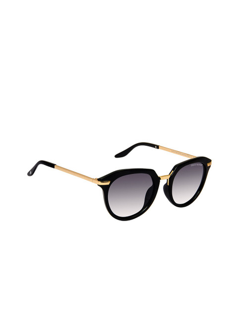 

David Blake Women Grey Lens & Black Oversized Sunglasses M-SGDB2032