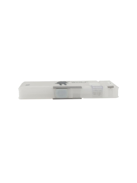 

QIPS Kids Off White & Transparent Printed Magnetic Pencil Box