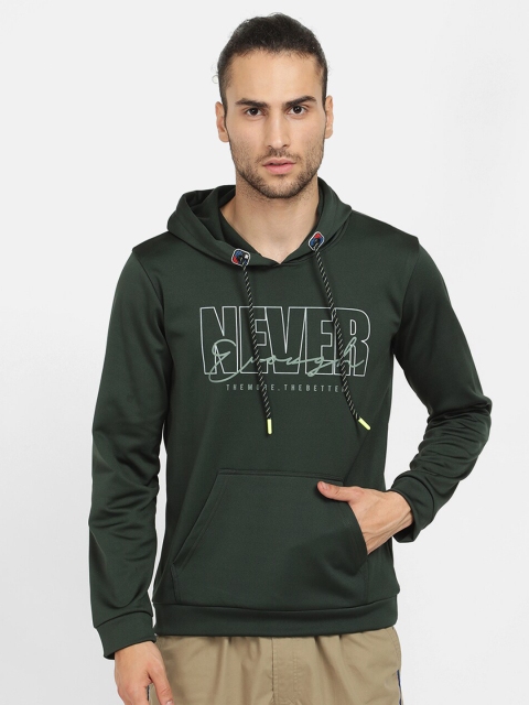 

V2 Value & Variety Men Green Typography Printed Applique T-shirt