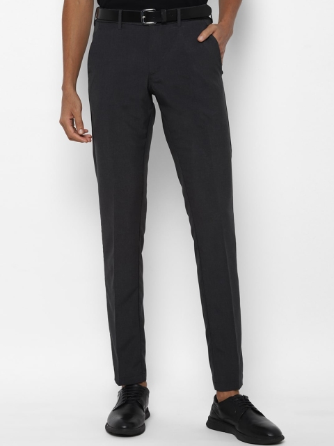 

Allen Solly Men Grey Slim Fit Formal Trousers
