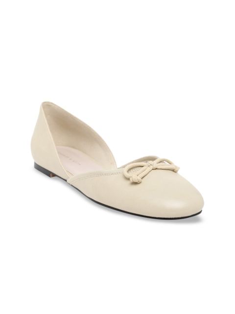 

CHARLES & KEITH Women Beige Ballerinas with Bows