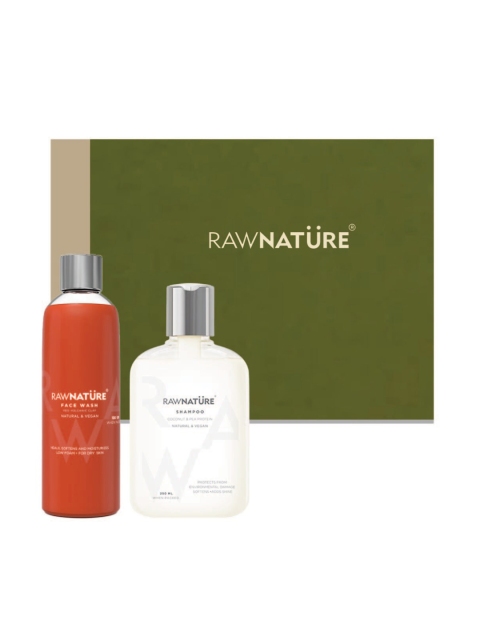 

RAW NATURE Set Of 2 Dollops of Sunshine Shampoo & Face Wash, White