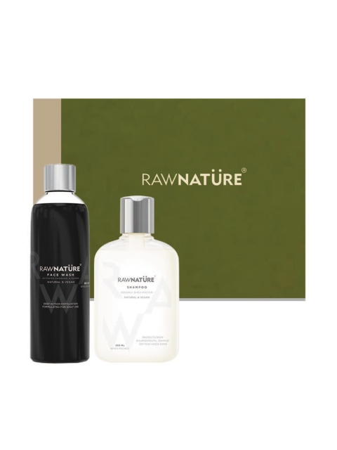 

RAW NATURE Daily Protect Skin & Hair Gift Set, Green