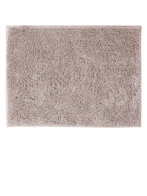 

OBSESSIONS Beige Solid Lux Pure Cotton Anti-Skid Bath Rug