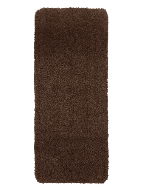 

OBSESSIONS Brown Solid Grace Anti-Skid Bath Rug