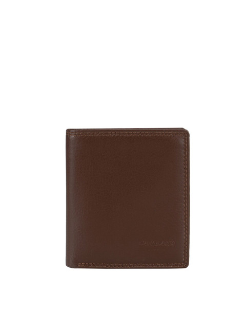 

Da Milano Men Brown Solid Leather Two Fold Wallet