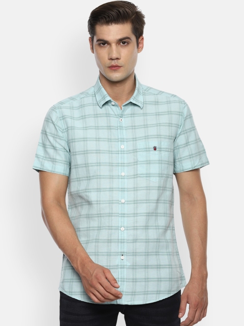 

Louis Philippe Sport Men Blue Slim Fit Checked Casual Shirt