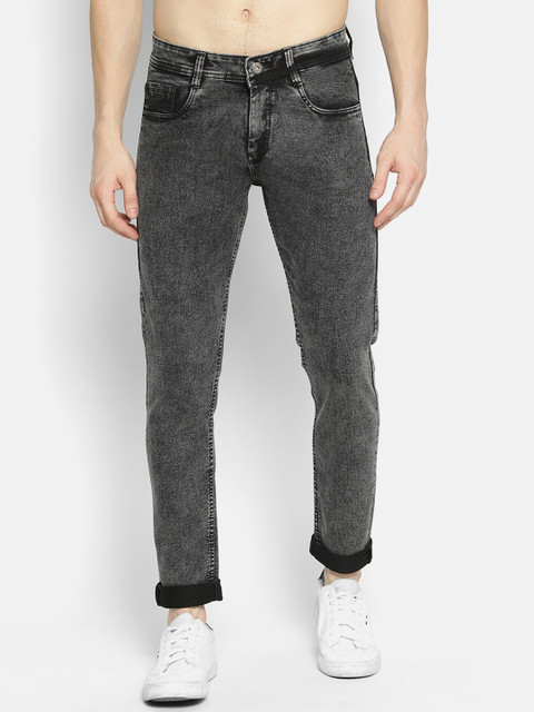 

V2 Value & Variety Men Grey Heavy Fade Jeans
