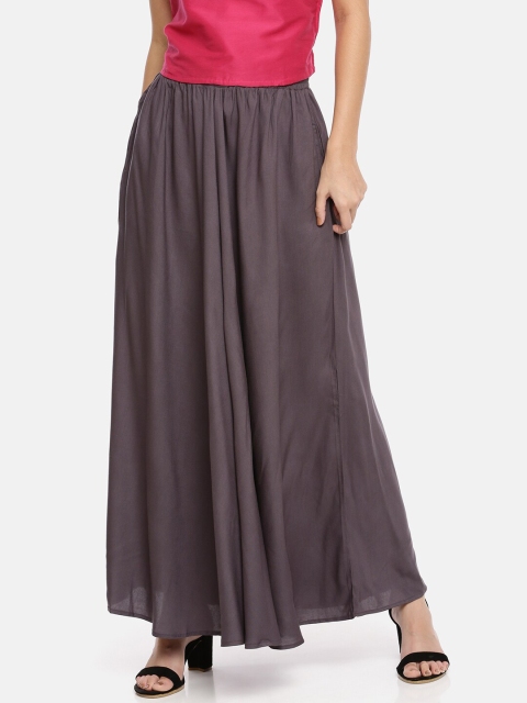 

GOLDSTROMS Women Grey Flared Palazzos