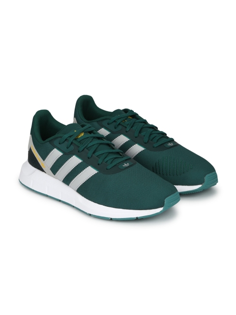 

ADIDAS Originals Men Green Striped Sneakers