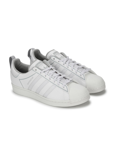 

ADIDAS Originals Men White Woven Design Leather Sneakers