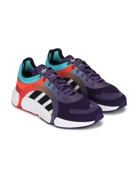 

ADIDAS Originals Men Purple & Black Colourblocked Sneakers