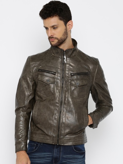 

Ed Hardy Brown Biker Jacket