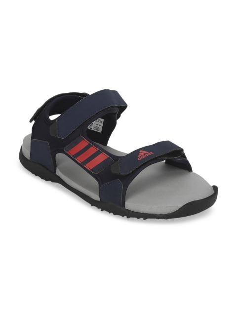 

ADIDAS Men Grey & Navy Blue Comfort ADI Sports Sandals