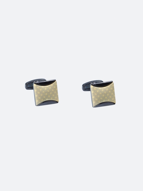 

Tossido Gold-Toned & Black Cufflink