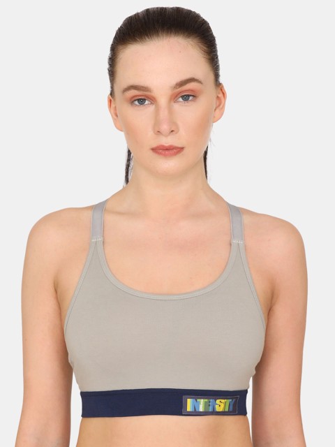 

Zelocity by Zivame Grey Work out Bra- ZC405CFASHAGREY