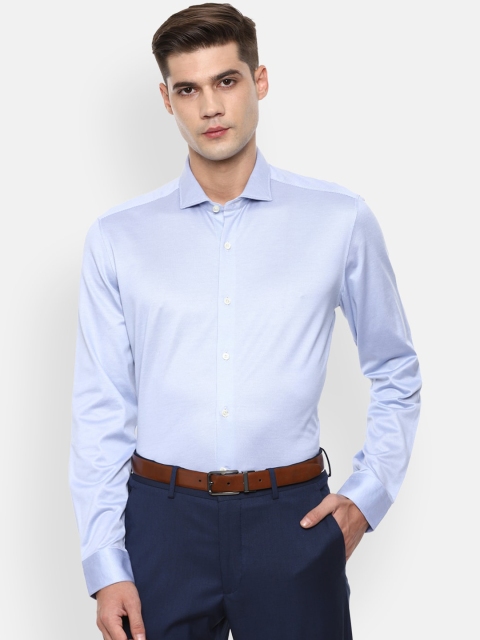 

Luxure by Louis Philippe Men Blue Slim Fit Formal Shirt