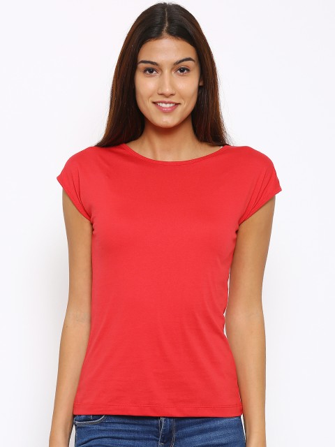 

Style Quotient Women Red T-Shirt