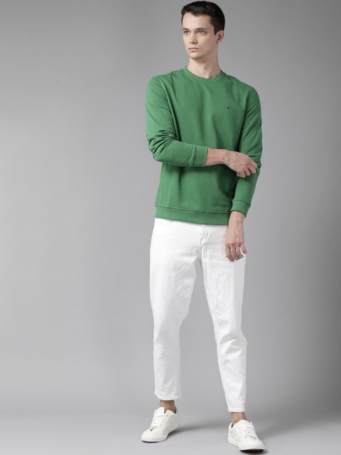 

Van Heusen Men Green Sweatshirt