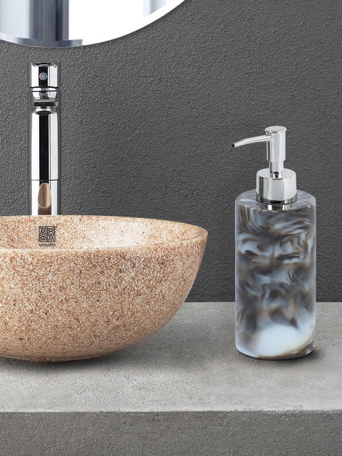 

OBSESSIONS Grey & Brown Spaze Soap Dispenser