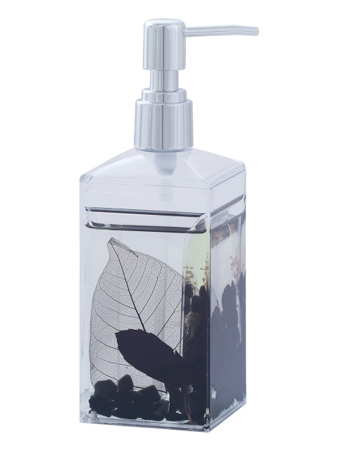 

OBSESSIONS Black & Transparent Agua Acrylic Soap Dispenser