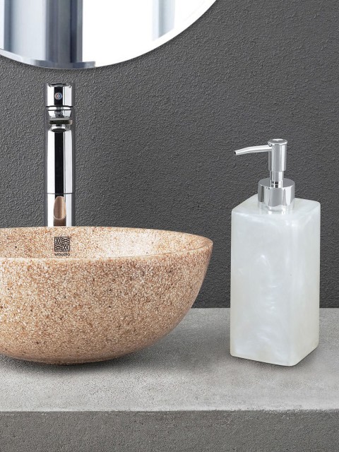 

OBSESSIONS White Solid Polyresin Spaze Soap Dispenser