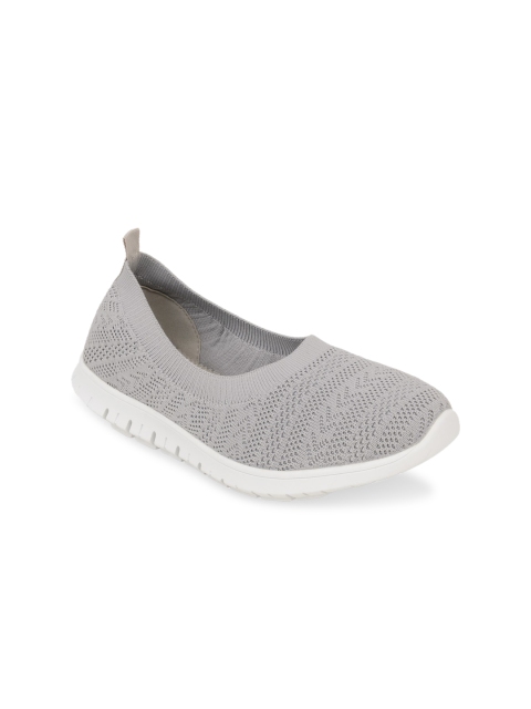 

Rocia Women Grey Woven Design Ballerinas
