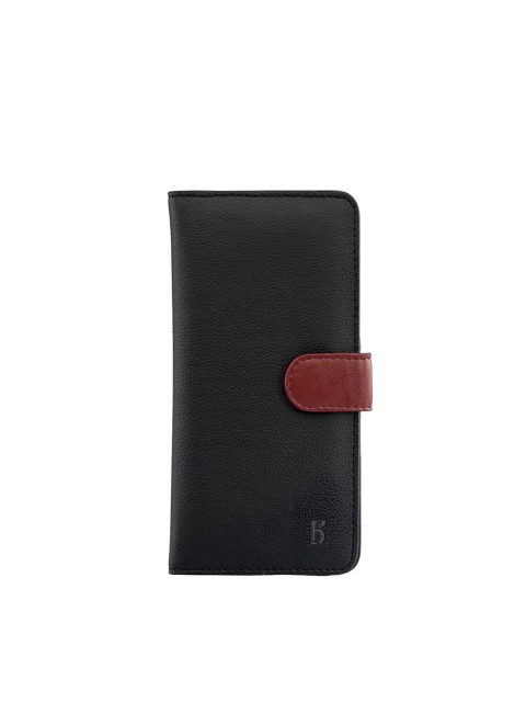 

Beej Women Black Cactus Leather Two Fold Sustainable Wallet